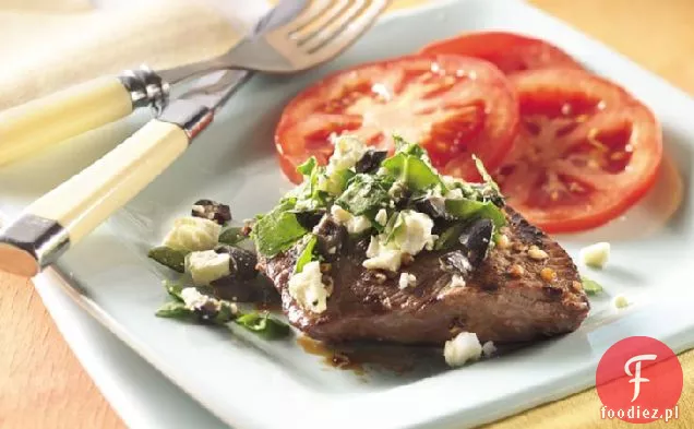 Grillowany stek w stylu greckim (Gotowanie dla 2 osób)