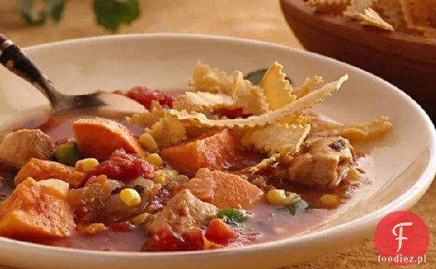 Wolnoopalacz rosół z pieczonym paskiem Tortilla