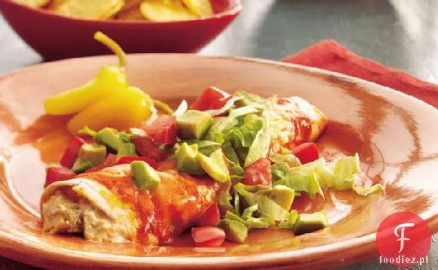 Zielone Chile-Turcja Enchiladas