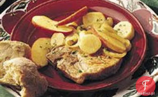 Wieprzowina z jabłkiem i pasternakiem