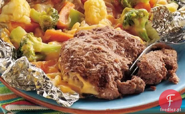 Grillowany Burger Veggie Packets