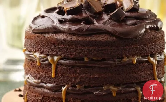Wysokie, ciemne i mocne ciasto czekoladowe