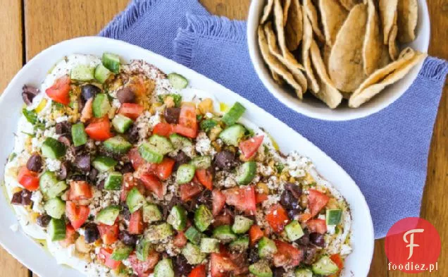 Chopped hummus Dip with Za ' atar