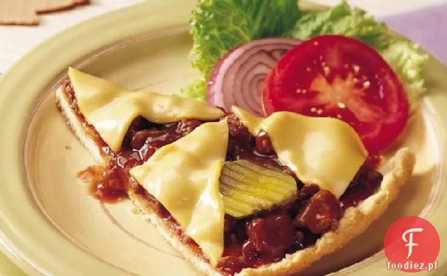 Grill Cheeseburger Pizza