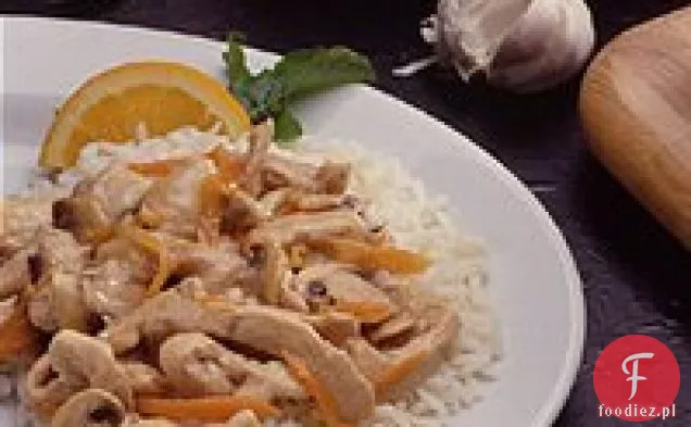 Kurczak Smażony Na Pomarańczowo