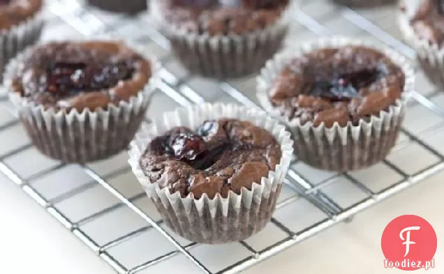 Cherry-Merlot Brownie Bites