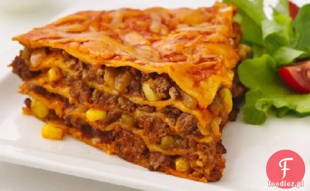 Zdrowa Wołowina Enchilada Pie