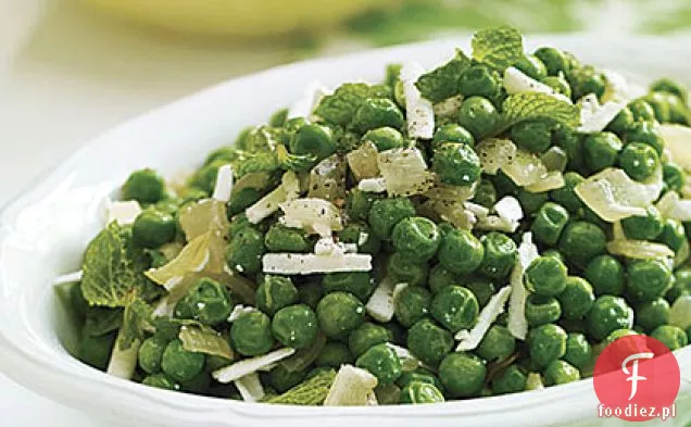 Groch z miętą i ricottą Salata