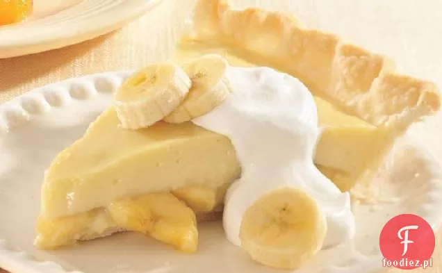 Ciasto Budyniowe Z Kremem Bananowym