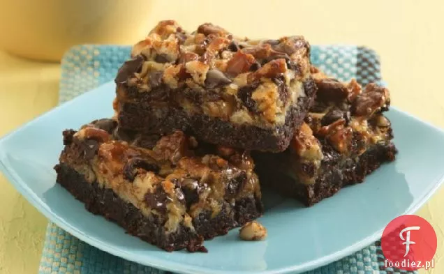 Sześciowarstwowe Batoniki Brownie