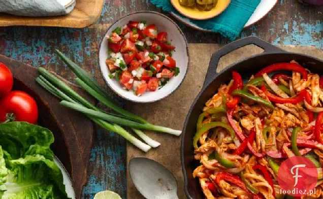 BBQ kurczak Fajitas