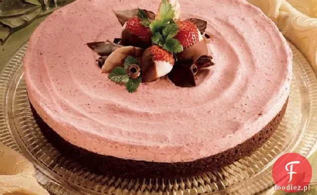 Truskawkowy Mus Brownie Torte