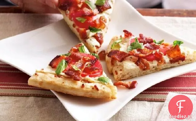 Grillowany boczek i Pizza pomidorowa