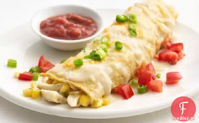 Zdrowe Kremowe Enchiladas Z Kurczaka