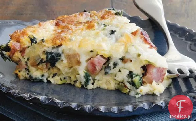Pikantna Cham ' N Greens Quiche