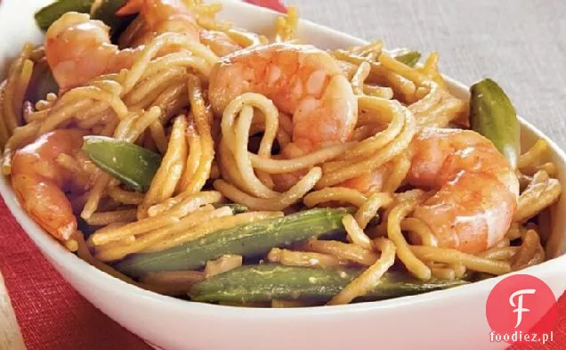 Shrimp ' n Sugar Peas Lo Mein