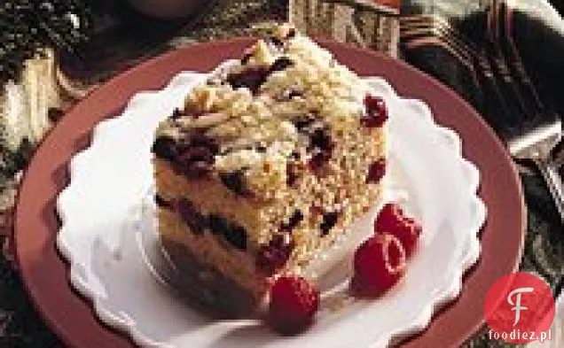 Tort Kawowy Malinowo-Marcepanowy