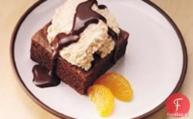 Cynamonowe Brownie Sundaes