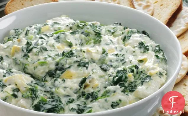 Pikantny Dip Karczochowo-Szpinakowy