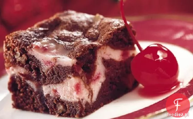 Cherry Swirl Brownies