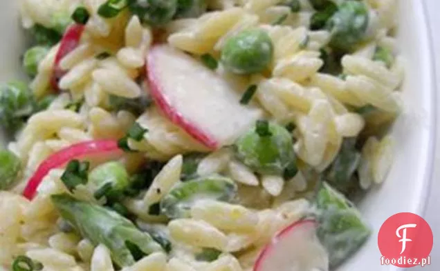Sałatka Z Grochu, Rzodkiewki I Orzo