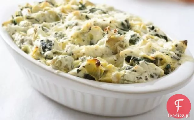 Zdrowy Dip szpinakowy z karczochami
