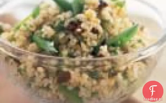Sałatka Bulgur Z Cytryną, Groszkiem I Miętą