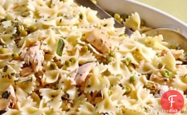 Farfalle Z Łososiem, Miętą I Groszkiem
