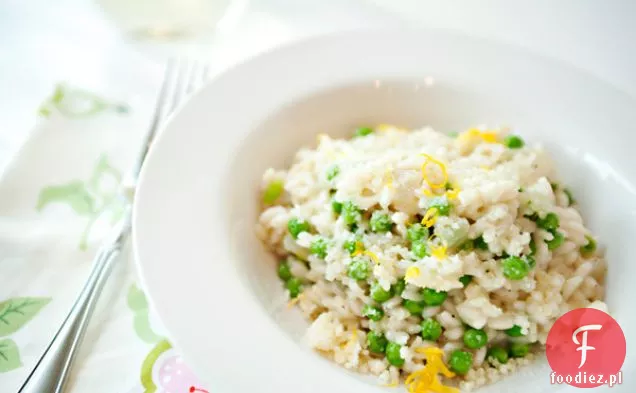 Risotto Z Groszkiem I Cytryną