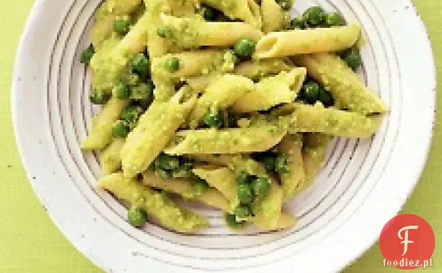 Makaron z pesto migdałowo-groszkowym