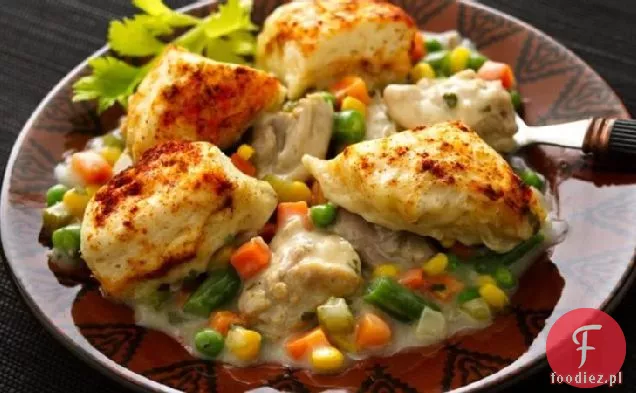 Pierogi z kurczaka z warzywami