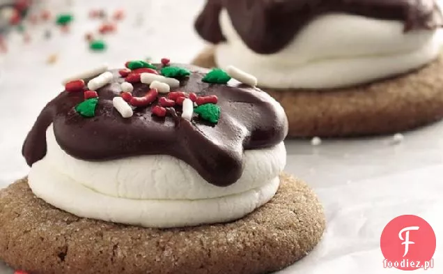 Fudge-Mallow Topped Cookies