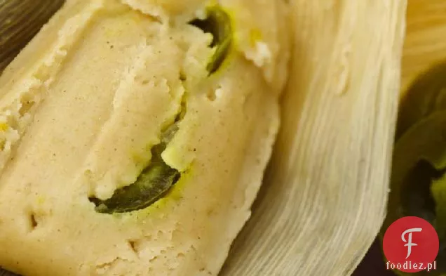 Tamales z serem i nadzieniem Jalapeño