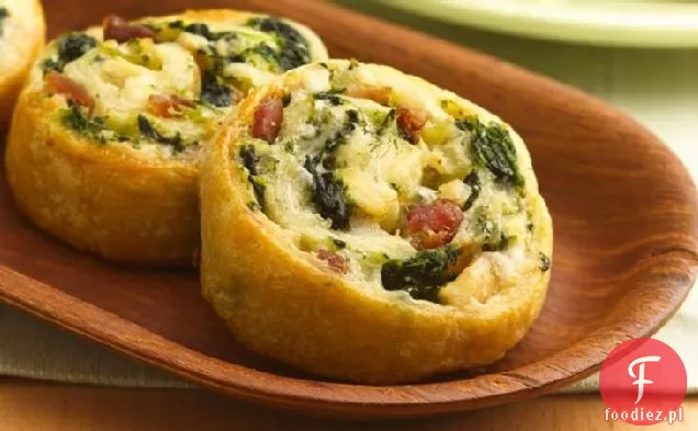 Cheesy Chicken ' N szpinak Pinwheels