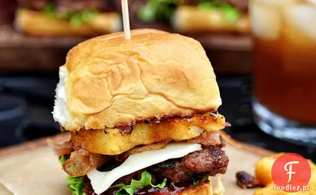 Aloha BBQ Sliders / burger