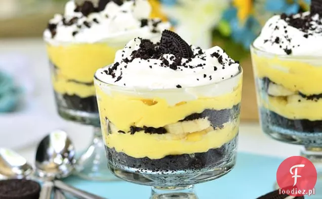 Easy Oreo Banana Cream Pie Cups