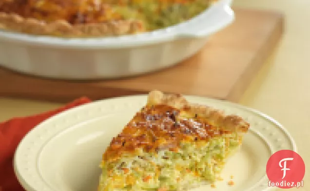 Sałatka z brokułów i czosnku Quiche