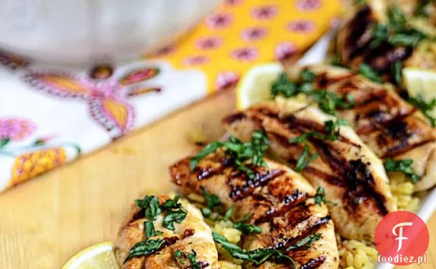 Grillowany Kurczak Z Bazylią Cytrynową