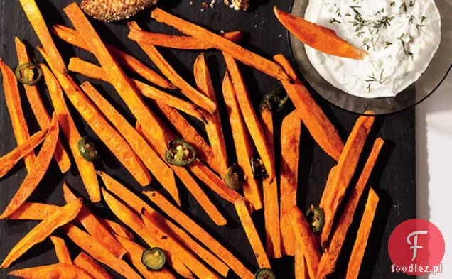 Pikantne Frytki Ze Słodkich Ziemniaków Jalapeño