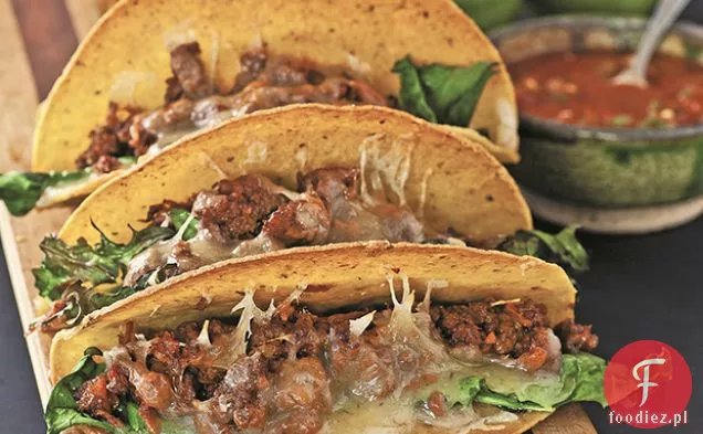 Tacos z wołowiną i kapustą