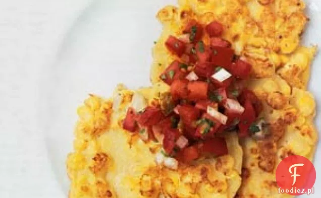 Placki kukurydziane z salsą