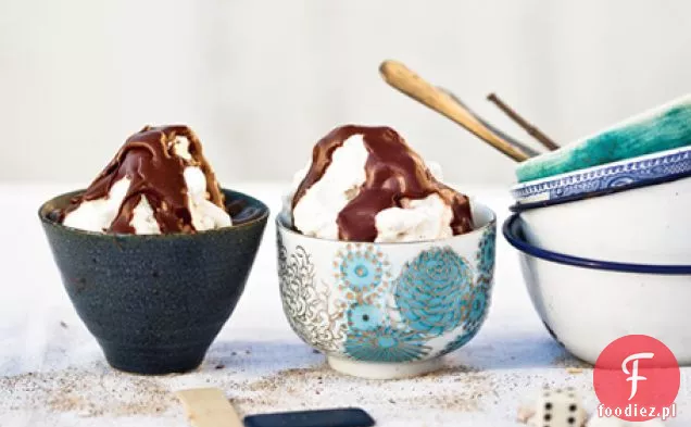 Marshmallow Creme - Hot Fudge Sundaes