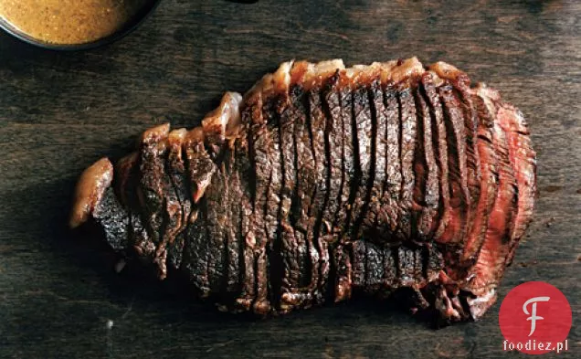 Top Butt Steak z sosem Whiskey musztardowym