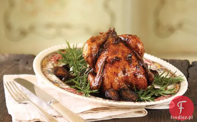 Kura kornwalijska w konfiturach z wina porto i Fig