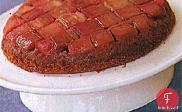 Ciasto Z Rabarbarem Anyżowym Do Góry Nogami