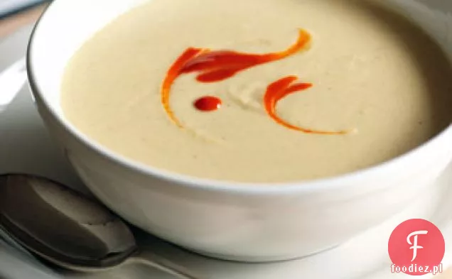 Zupa z białej fasoli z pastą Chile