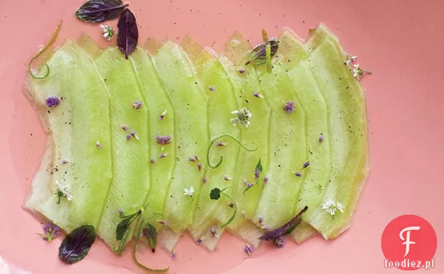 Carpaccio z melona z limonką
