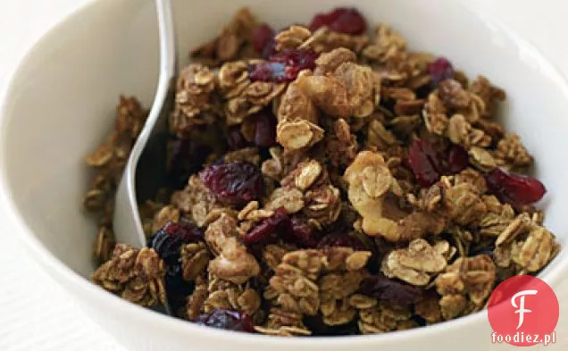 Granola Klonowo-orzechowa z suszoną żurawiną