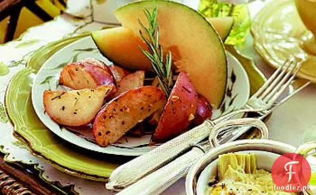 Ziemniaki pieczone z rozmarynem i solą morską