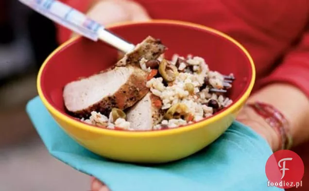 Arroz con Gandules (ryż z gołębim groszkiem)